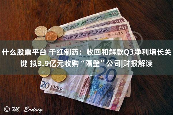 什么股票平台 千红制药：收回和解款Q3净利增长关键 拟3.9亿元收购“隔壁”公司|财报解读