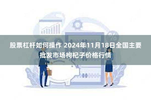 股票杠杆如何操作 2024年11月18日全国主要批发市场枸杞子价格行情