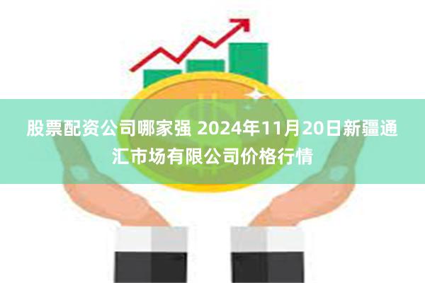 股票配资公司哪家强 2024年11月20日新疆通汇市场有限公司价格行情