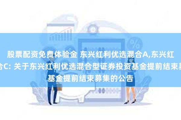 股票配资免费体验金 东兴红利优选混合A,东兴红利优选混合C: 关于东兴红利优选混合型证券投资基金提前结束募集的公告